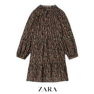 ZARA Kids | Black | SPARKLY FLORAL DRESS